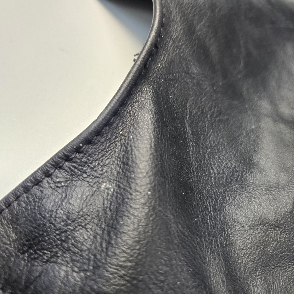 Harley Davidson Leather Chaps  XL Made In USA Black Biker HD - Picture 16 of 16
